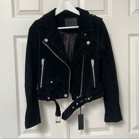 NWT Blank NYC Suede Moto Jacket XS​ - Picture 3 of 11